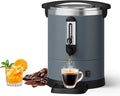 12L/80 Cups Coffee Urn-3.2 Gallon Double Wall Commercial Coffee Maker Large Capacity Hot Coffee Dispenser Stainless Steel Hot Water Urn Catering Buffet Parties Weddings Gathering Easy Clean
