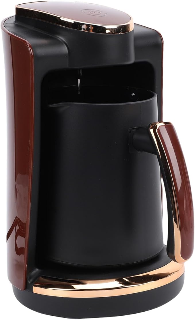 Turkish Coffee Maker 250ML Greek Coffee Machine 550W Electric Brewer with Cup Ideal for Home Hot Beverage
