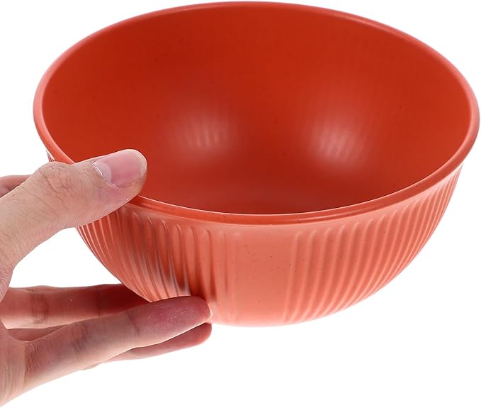 Wheat Straw Dinnerware Set with Lightweight Unbreakable Plates Bowls Cups and Cutlery Reusable Picnic Tableware Kit for Outdoor Camping and Home Dining Random Color