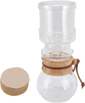 Alvinlite Coffee Drip Pot Glass Pour Over Adjustable Coffee Maker for Iced Beer Drink Milk 400ml for Homemade Office Bar