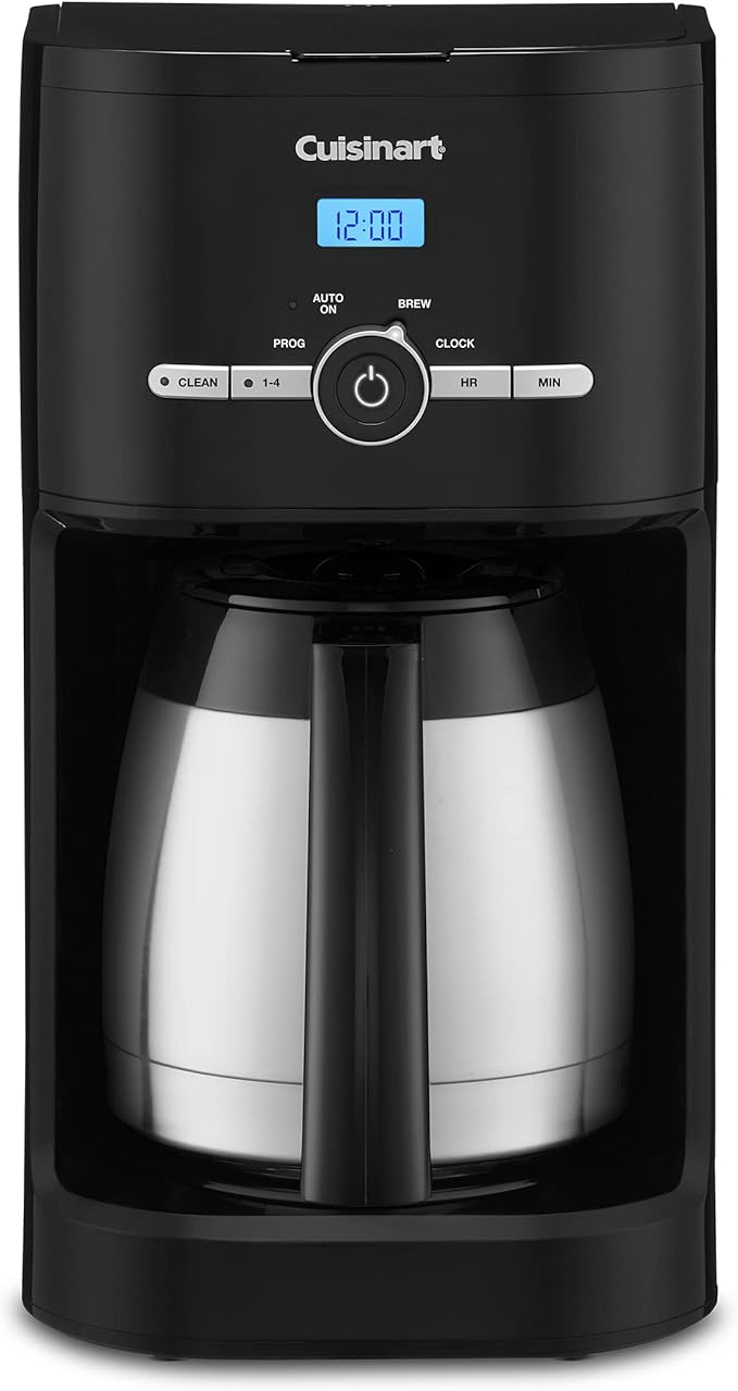 Cuisinart DCC-1170BK 10-Cup Thermal Classic™ Coffeemaker Black with Thermal 10-Cup Programmable &amp GTF Gold Tone Coffee Filter 10-12 Cup