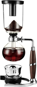 Habiba Iced Drip Coffee Maker Siphon Coffee Maker Heat-Resistant Glass Manually Coffee Brewer Hot Tea Maker Machine Home Office Coffee Maker Reusable