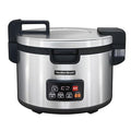 Hamilton Beach Commercial 37590 Rice Cooker/Warmer 90 Cups Cooked Rice Capacity Double-Wall Insulated Nonstick Inner Pot Hinged Lid Stainless Steel Housing NEMA 6-15P Plug Type Conforms to NSF