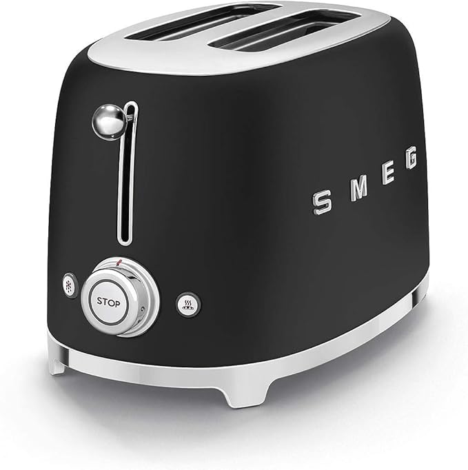 Smeg TSF01BLMEU 950 W Toaster - Black