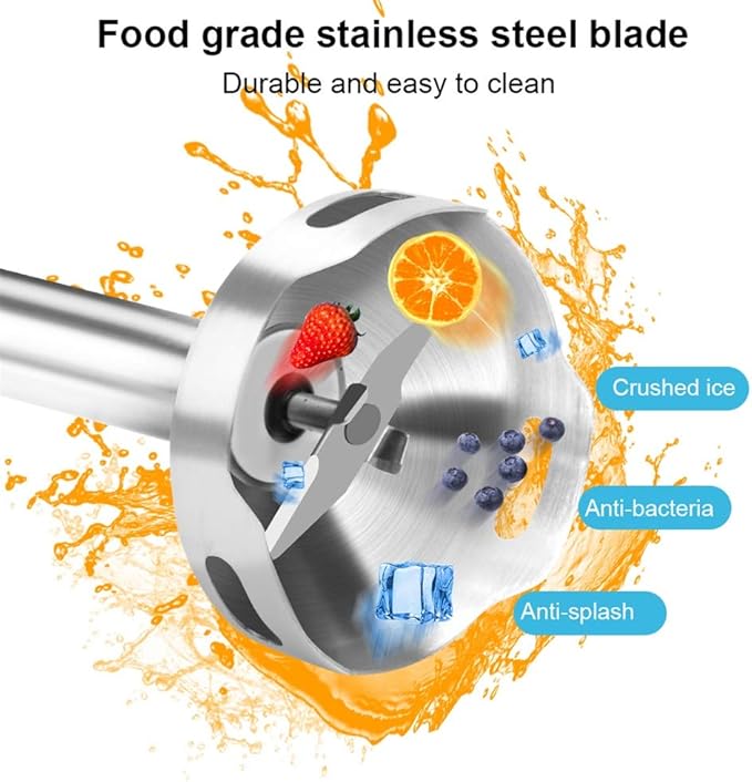 4 in 1 1500W Electric Stick Hand Blender Mixer Hand Immersion Egg Whisk Mixer Juicer Meat Grinder Food Processor