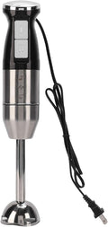 ZJchao 400W Immersion Hand Blender Stainless Steel Electric Handheld Stick Mixer with Adjustable Speed and Detachable Shaft for Smoothies Soups Puree Batters