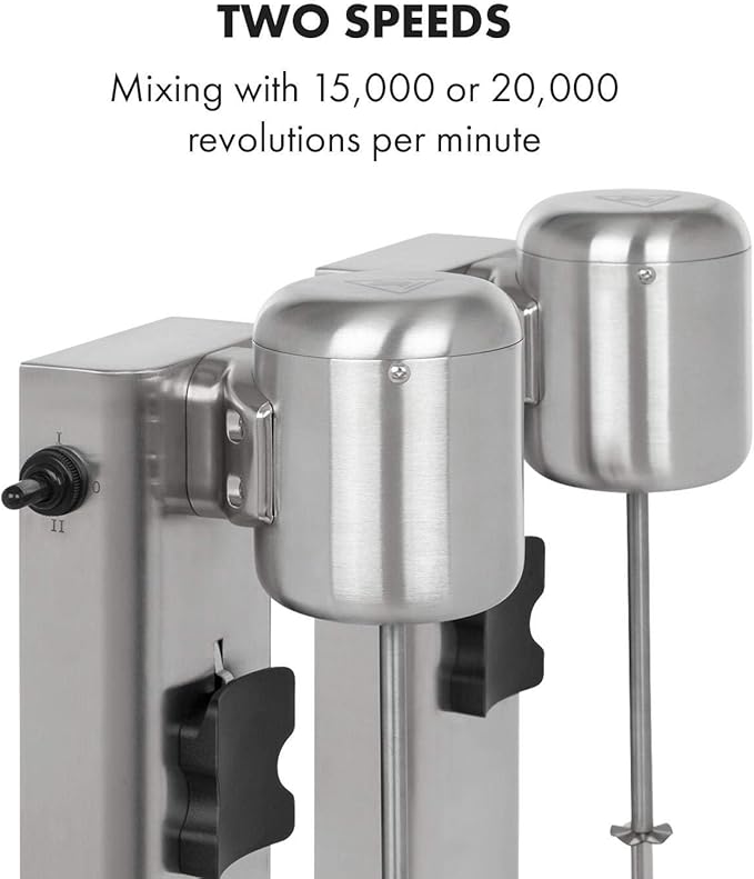 Klarstein Kraftpaket Pro Drink Mixer + Accessories Mixer Doppio Silver