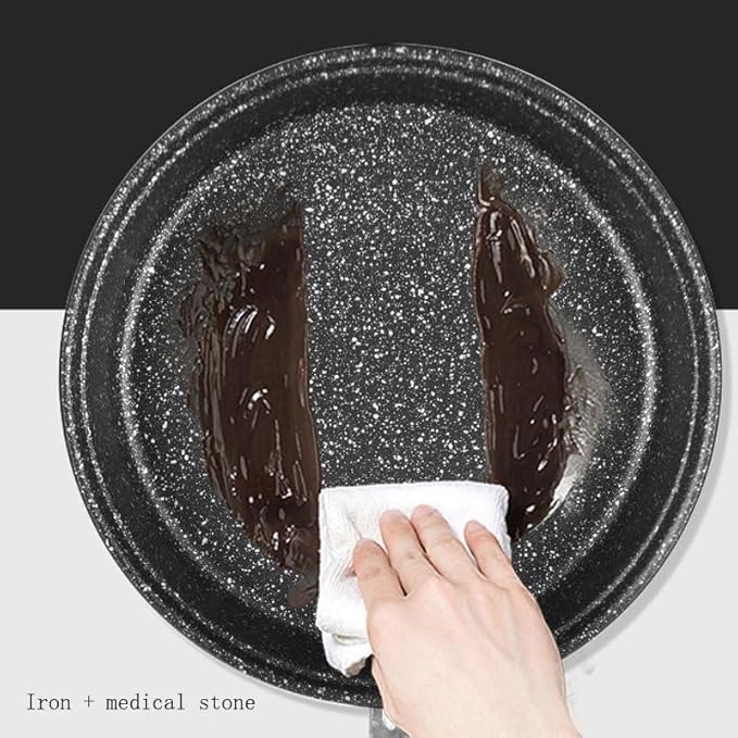 Easy to clean Medical Stone Coated Non Stick Cookware Set Three Piece Kitchen Pot Kitchen