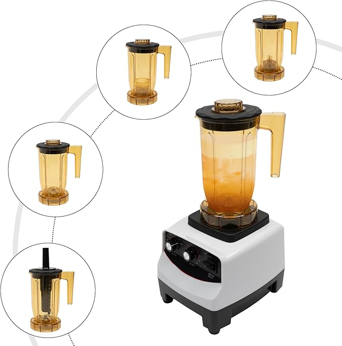 Tea Brewing Machine Bubble Tea MachineVersatile Food BlenderHeavy Duty Commercial Grade Blender Mixer Juicer High Power Food Processor Ice Smoothie Bar Fruit Blender