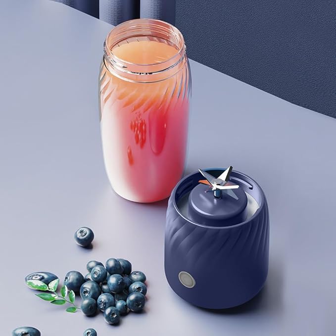 Portable Blenders350ml Small Blenders Drink Machine Blender With 6 Blades for Shakes Fruit Juice Smoothies Sports Travel