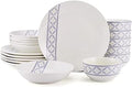 Studio Nova Preslie 18 Piece Dinnerware Set Service for 6 Multicolor