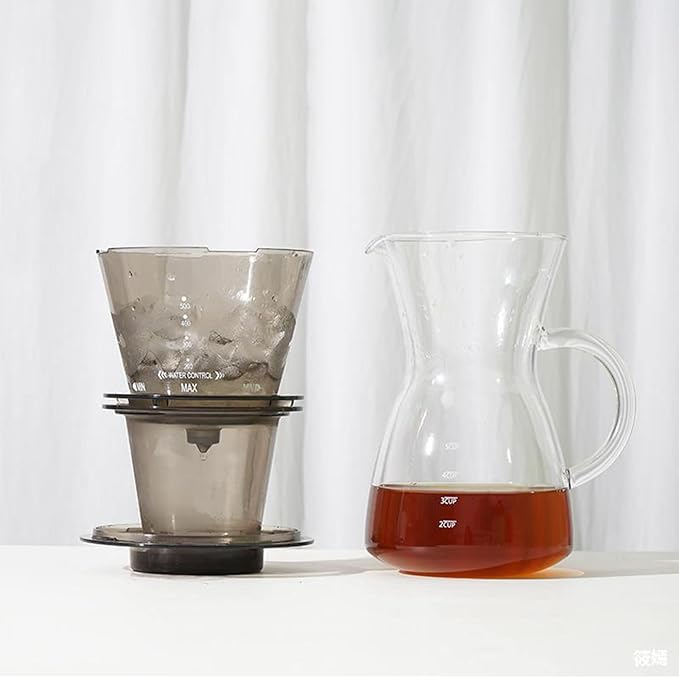 Cold Brew Coffee Maker Moka Pot Iced Home Coffee Drip Iced Coffee Tools Drip Pot Set High Borosilicate Glass Filter Coffee Machine 700ML