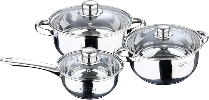 San Ignacio Set of 6 Stainless Steel Kitchen Batteries