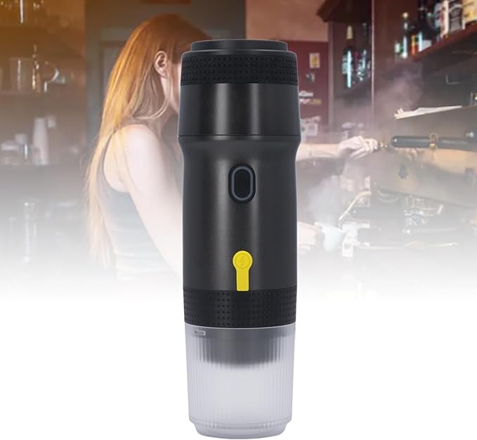 Portable Coffee Machine 3 In 1 20Bar Travel Coffee Maker Compact Brewer for Camping Hiking Office (US Plug AC100 to 240V)