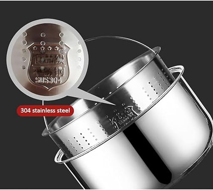 3L Stainless Steel Non-Stick Rice Cooker - Electric Rice Cooker Removable Bowl Cook &amp Keep Warm Functions and Vented Glass Lid Includes Measuring Cup &amp Spatula
