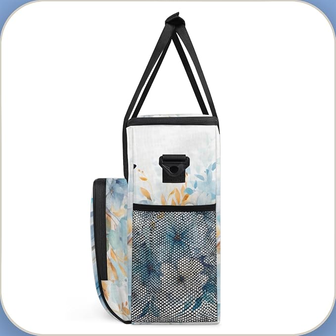 Dreamy Butterfly Coffee Maker Carrying Bag Mystic Butterfly Travel Storage Bag Compatible with K-Mini or K-Mini Plus Single Serve Coffee Brewer Carrying Case with Multiple Pockets &amp Shoulder Str