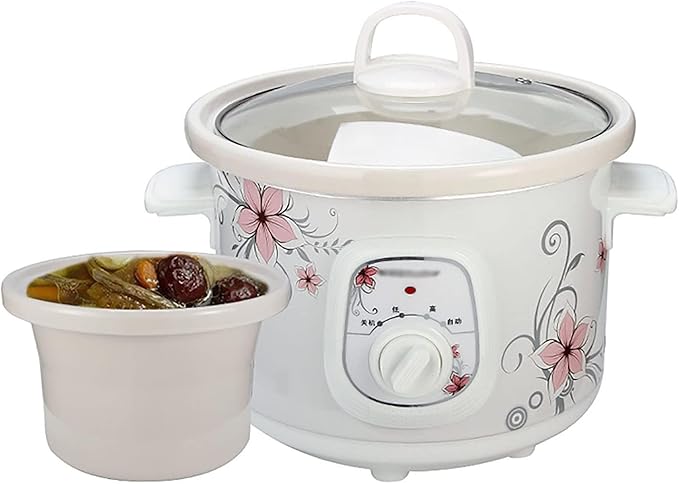 THEGA Rice Cooker - Household Multifunctional Rice Cooker Ceramic Inner Pot Automatic Heat Preservation For 1-2 People Fully Automatic Soup And Porridge Pot 1.5L