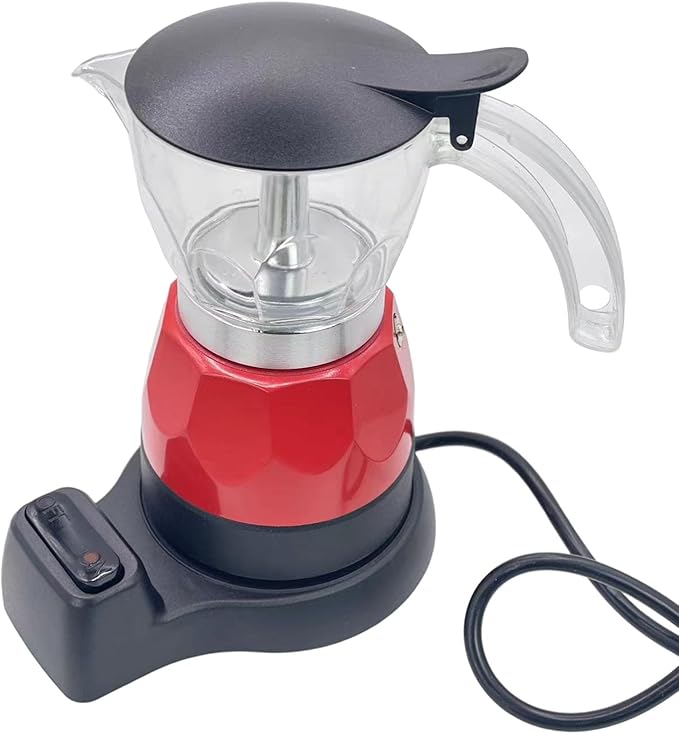 Zerodis Coffee Makers Coffee Cups Pour Over Tea Pot with Ergonomic Handle 150ml Large Capacity Drip Proof Quick Heating Brewer Accurate Pouring for Hot Cold Drink Kettle