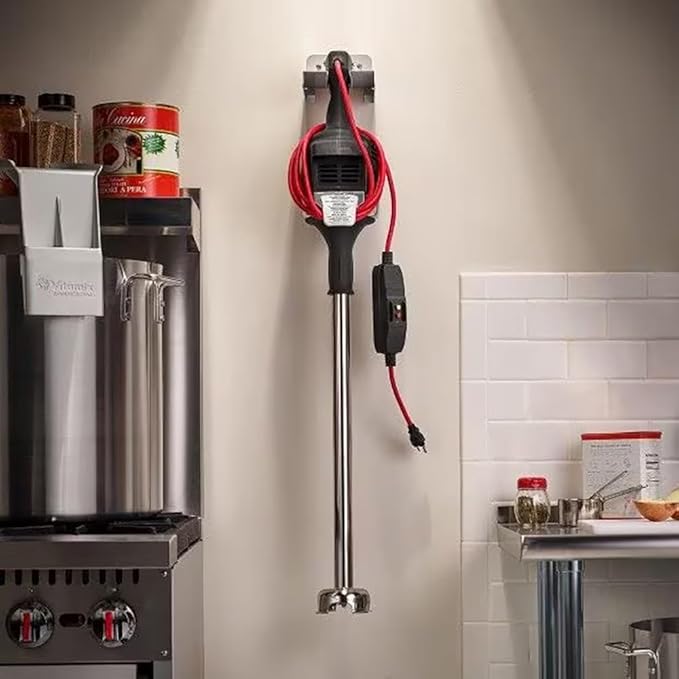 Immersion Blender Black Detachable Accessory Feature 17 gal Capacity 14 Shaft Immersi-Prep Series 3 Speeds 120V