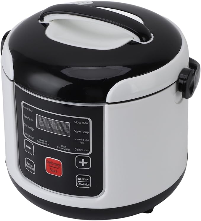 24V Portable Mini Rice Cooker for Car Truck 200W 2L Multifunction Small Travel Cooker with Inner Pot and Steam Basket