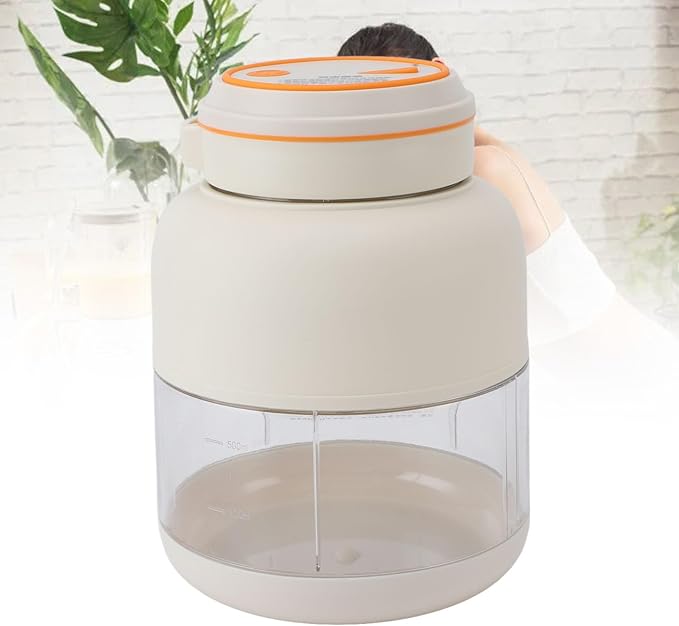 FTVOGUE Portable Blender Powerful Ice Crusher with 1300mAh Battery and 800ml Tritan Cup for Smoothies Shakes and Juices (White)