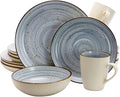 Mellow 16 Piece Dinnerware Set Plate Bowl Water Cup Embossed Tableware Combination