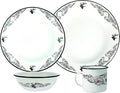 212 Main 412005 16 Piece Wildlife Enamelware Dinnerware Set