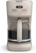 BELLA 12 Cup Programmable Coffee Marker Reusable Dishwasher Safe Accessories Easy LCD diaply Auto Shutoff 900 watt Oatmilk
