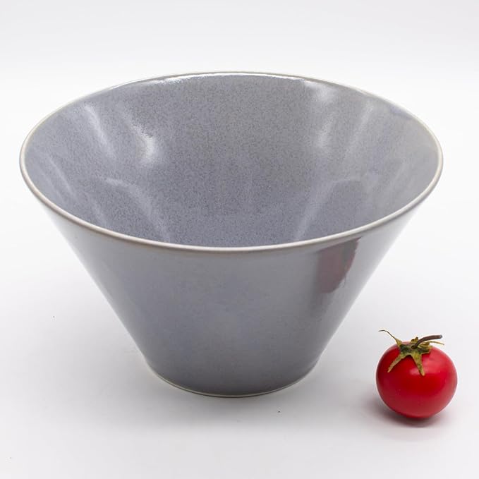 aito Seisakusho Natural Color Dinnerware Set Dishwasher-Safe Microwave Safe Ramen Donburi Large Diameter Approx. 6.7 x Depth 3.7 inches (17 x 9.4 cm) Mino Ware Stylish Bowl Plate Rice Bowl