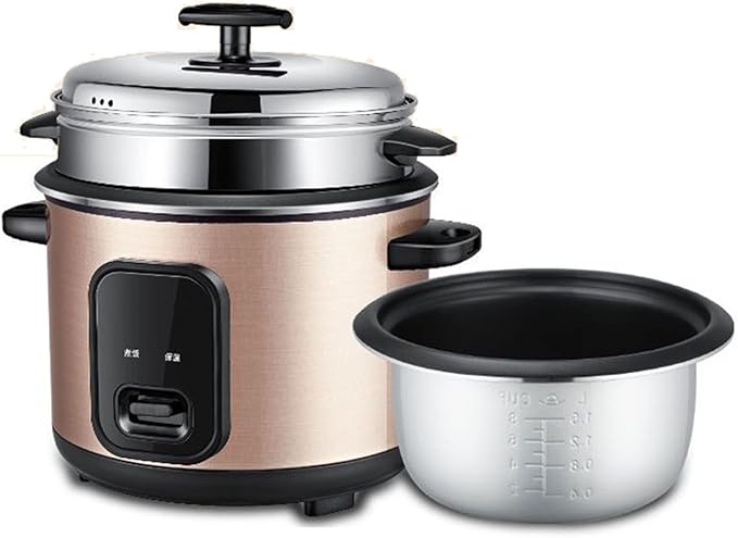 Rice Cooker With Non-stick Coating - Multifunctional Cooking Rice Cooker Rice Cooker With Steamer Household Rice Cooker Includes Steamer Insert Spoon And Measuring Cup (Size : 5L)