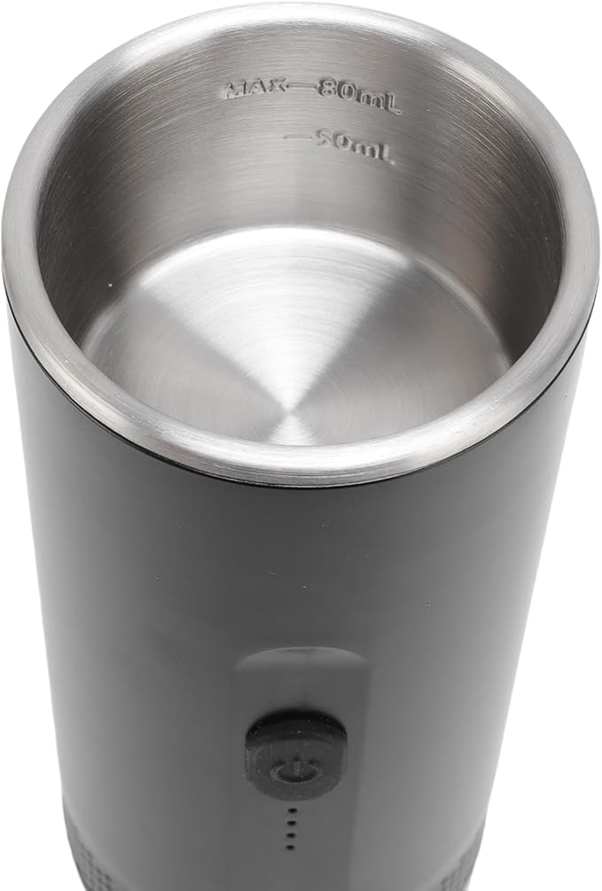 TOPINCN Portable Coffee Maker with 4 Minute Fast Heating Cordless Coffee Machine Wireless Coffee Brewer 100W Italian Pump Pressure for Travel Camping Car Outdoor