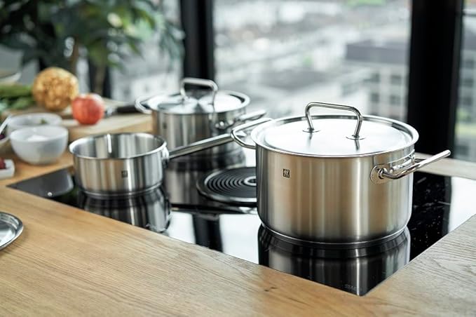 Zwilling HENCKELS J.A Cookware Set 9 Pieces Twin Classic Steel