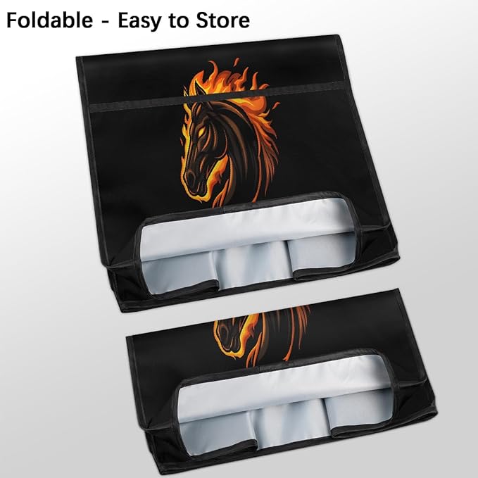 cfpolar Kitchen Aid Mixer Cover Compatible with 6-8 Quarts Animal Horse Head Stand Mixer Cover Kitchen Aid Mixers Accessories Appliance Organizer Bag Dust Covers with Zipper Pocket