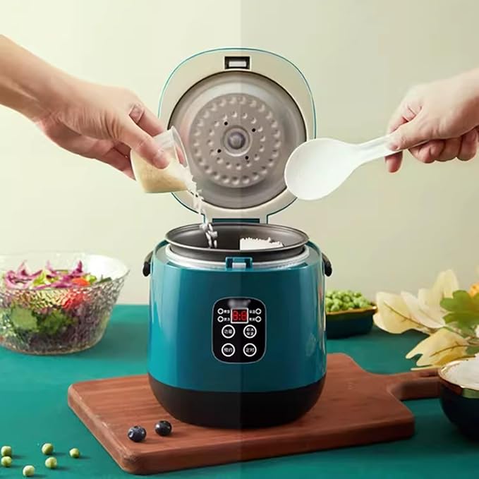 Rice Cookers 1.2L Mini Rice Cooker Multi-Function Electric Rice Cooker Non-Stick Kitchen Household Small Cooking Machine Make Porridge Soup Rice Maker