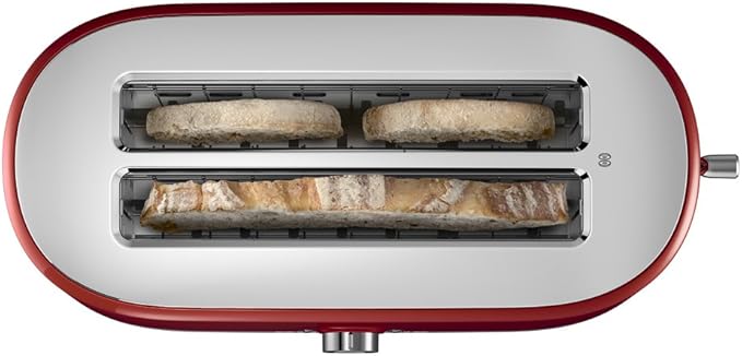 KitchenAid KMT4116ER 4 Slice Long Slot Toaster with High Lift Lever Empire Red
