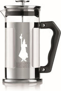 Bialetti 6860 Preziosa Stainless Steel 3-Cup French Press Coffee Maker Silver (06860)