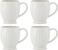 Lenox 895722 French Perle Groove Mugs Set Of 4