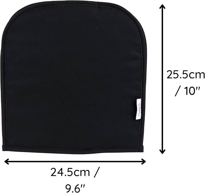 Muldale French Press Cozy Cover Insulated in Black - Coffee Pot Cover Insulator Designed to Keep your Coffee Warmer for Longer - Cafetiere Pot Cosy for Multiple Sizes