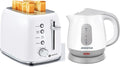 Aigostar Retro 2 Slice Toaster and Small Electric Kettle1L Portable Electric Tea Kettle 1100W