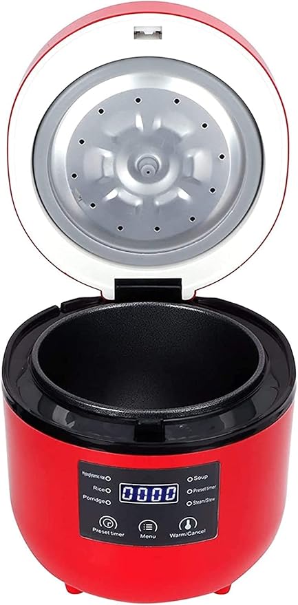 Mini 2L Smart Rice Cooker Round Electric De-Sugar Rice Cooker Steamer Multifunctional Student Cooking Kitchen Cooking (#1) (2)