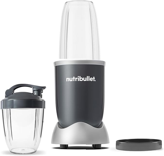 nutribullet Personal Blender for ShakesSmoothiesFood Prepand Frozen Blending24 Ounces600 WattGray(NBR-0601)(Pack of 2)