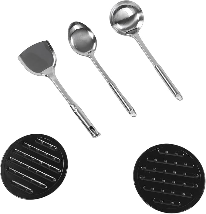 Pssopp Stainless Steel Pot Pan Set Various Cooking Methods Cookware Sets for Home Induction Oven Cooking