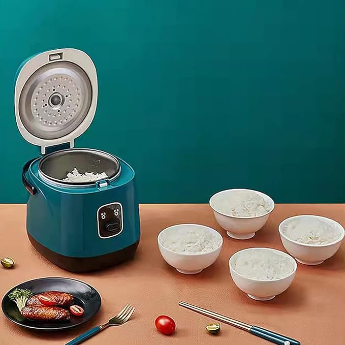 Small Rice Cooker Rice Cookers Electric Food Steamer With Keep Warm Function Multi Cooker with Removable Non-Stick Rice Pot