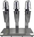 3 Head Milkshake Maker 18000RPM Electric Milkshake Mixer Commercial Milk Shake Blender Machine with 3x800ml Cup Beverage Frother Mixer for Tea Milk Juice Portein Shakes