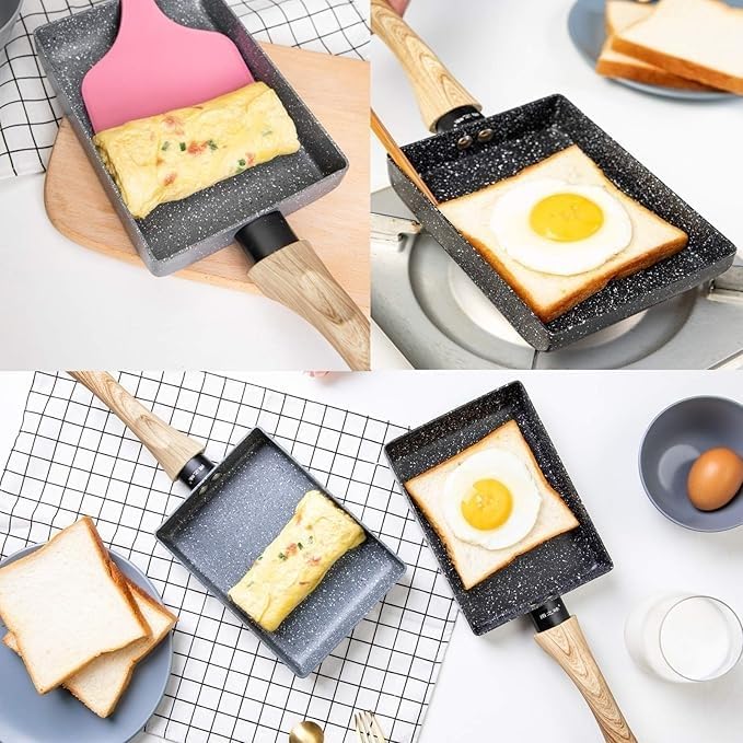 Nonstick Cookware Set (Rectangle Frying Pan)
