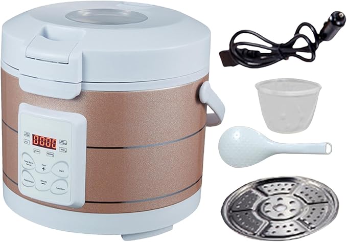 3L Electric Rice Cooker for Vehicle 12V 24V Pot Style A(Style A)