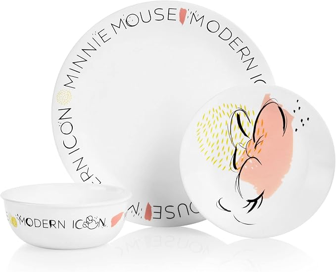 Corelle® Minnie Mouse 3-piece Dinnerware Set