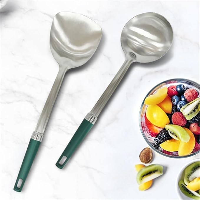 Stainless Steel Spatula Soup Ladle Frying Frying Spatula Cooking Cookware Set Kitchen Household
