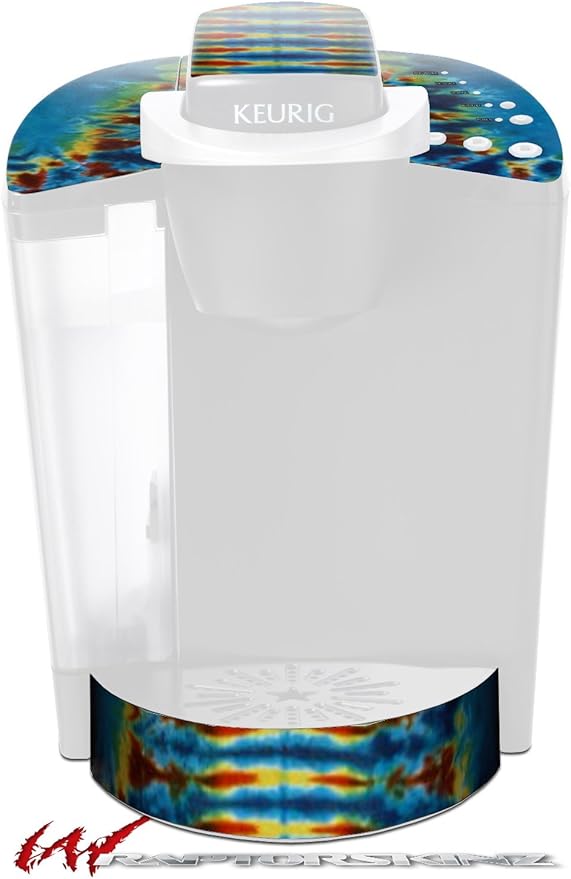 Decal Style Vinyl Skin compatible with Keurig K40 Elite Coffee Makers Tie Dye Spine 106 (COFFEE MAKER NOT INCLUDED)