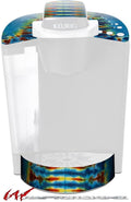 Decal Style Vinyl Skin compatible with Keurig K40 Elite Coffee Makers Tie Dye Spine 106 (COFFEE MAKER NOT INCLUDED)